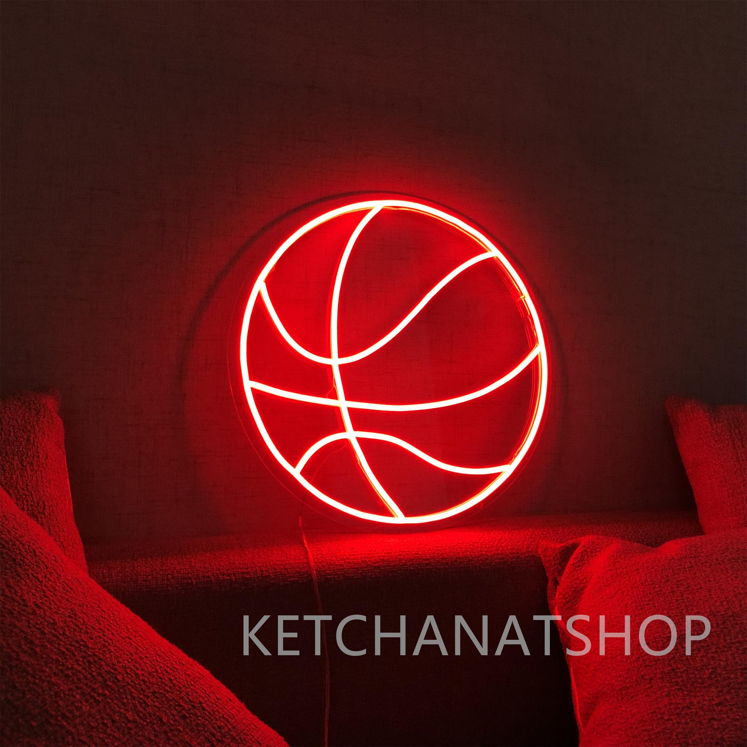 ネオンサイン　バスケットボール　オーダーメイド Nba neon sign - Etsy 日本