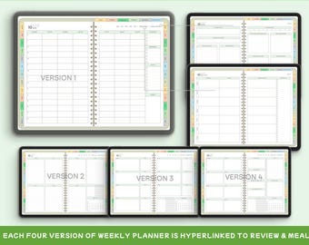 2026 All-in-One Digital Planner: Rainbow Theme, Goodnotes & Notability