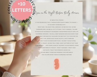 Open When Letters for Mom to Be | Baby Shower Gift Printable | New Mom Encouragement Letters | First Time Mom Gift | Open When Motherhood
