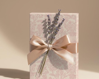 Vintage Floral Bunny Wrapping Paper | Gift Wrap Paper | Easter Wrapping Paper | French Toile Paper |