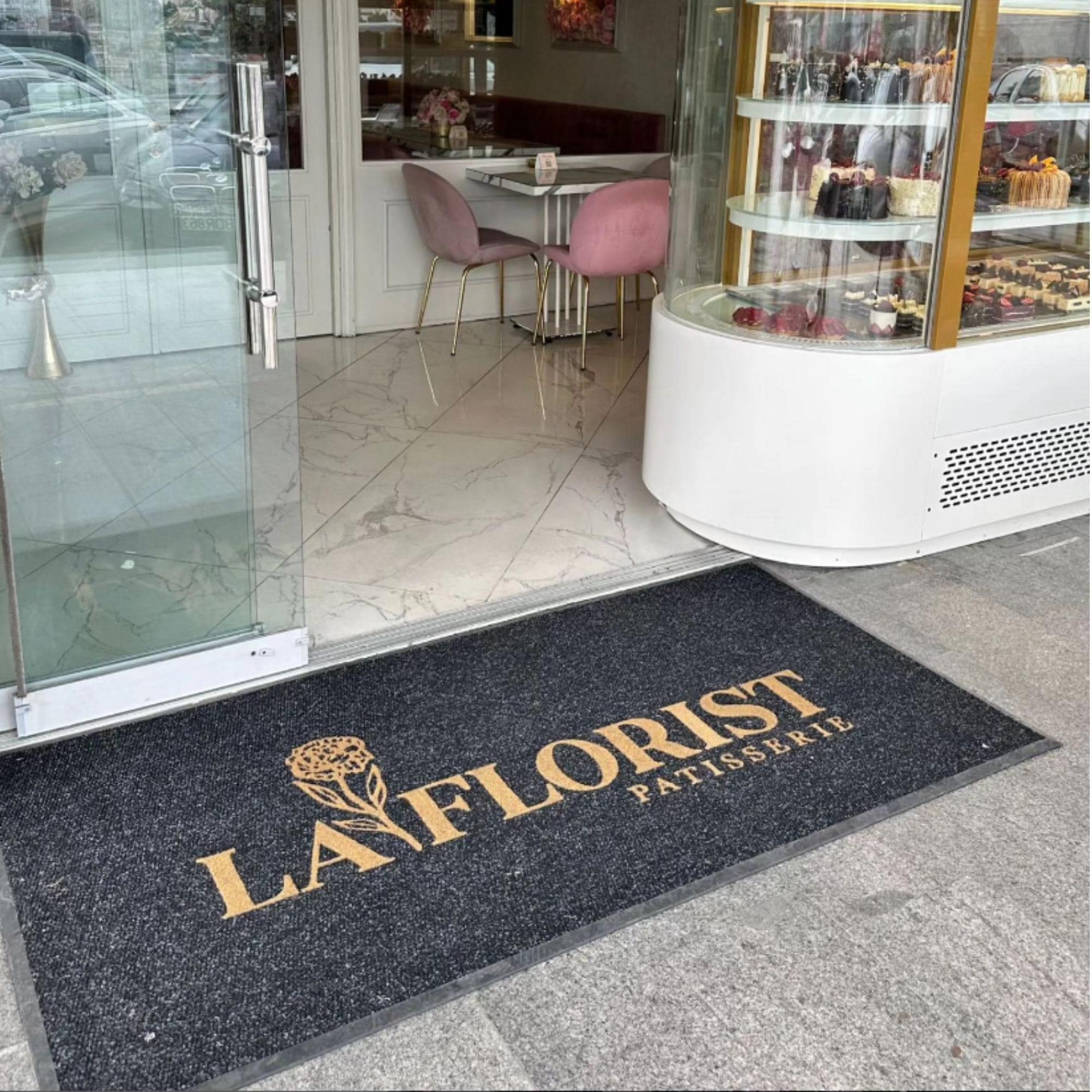 Custom Logo Entrance Rug, Personalized Business Door Mat, Branded Store ...