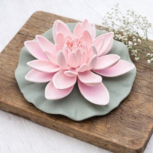 Seerose „Lilli“ 3D Druck Datei inkl. gewerblicher Lizenz | Lotus Blume STL & 3mf Datei | Teich Deko | Water Lily | Mehrfarbdruck