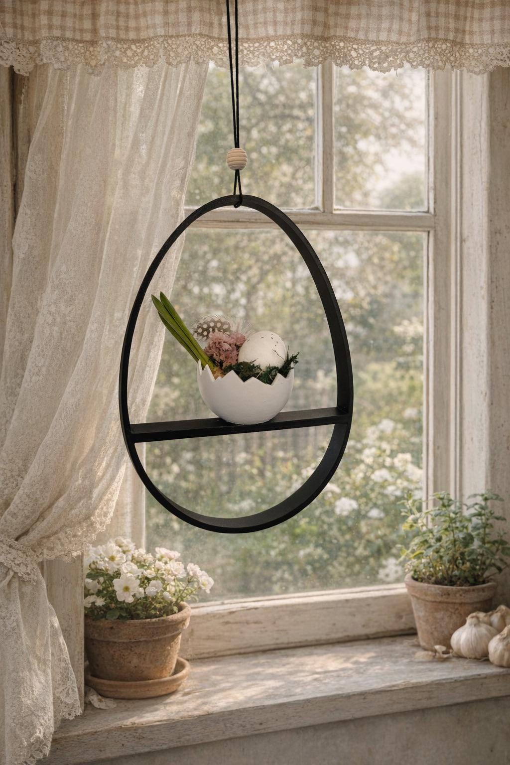Fensterdeko hängend