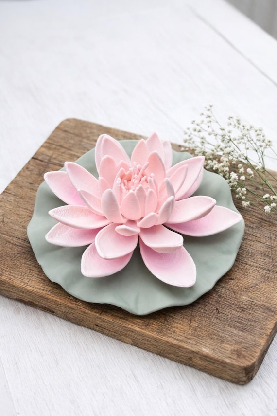 Seerose „Lilli“ 3D Druck Datei inkl. gewerblicher Lizenz | Lotus Blume STL & 3mf Datei | Teich Deko | Water Lily | Mehrfarbdruck