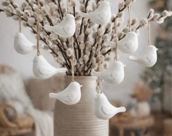 Vogel Anhänger 3D Druck Datei | STL + 3MF Digital Download | Frühlingsdeko & Osterdeko | Boho Scandi Deko | DIY Ornament