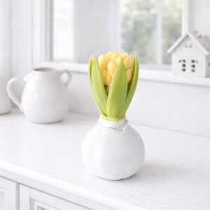 Archivo de impresión 3D de flor de jacinto | Descarga digital STL + 3MF | Decoración de primavera y Pascua | Decoración boho escandinava | Jarrón con bulbos imagen 5