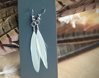 mallard feather earrings | handmade in the Pacific Northwest | lightweight & hypoallergenic