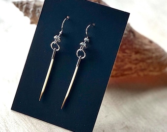 porcupine quill earrings | handmade in the Pacific Northwest | lightweight & hypoallergenic
