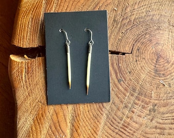porcupine quill earrings | handmade in the Pacific Northwest | lightweight & hypoallergenic
