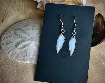 fish otolith earrings | handmade in the Pacific Northwest | lightweight & hypoallergenic