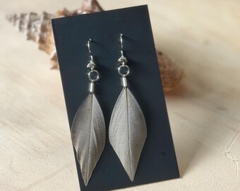 mallard feather earrings | handmade in the Pacific Northwest | lightweight & hypoallergenic