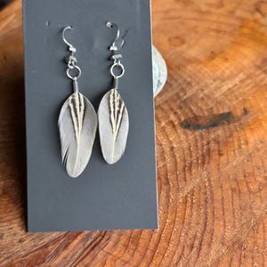 ring-necked pheasant feather earrings | handmade in the Pacific Northwest | lightweight & hypoallergenic