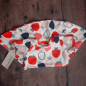 Newborn 0-3m girl infant strawberry summer Dress **READY TO SHIP**