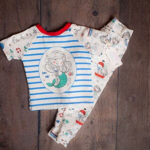 Mermaid Kleinkinder T-Shirt & Hose (12-18 M)