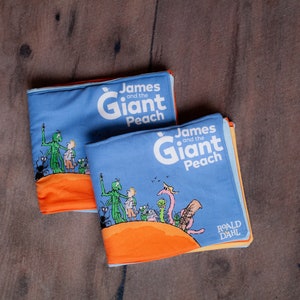 James and the Giant Peach SOFT book fabric handmade RTS