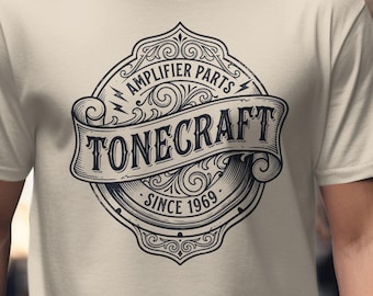 Unisex Soft Cotton Tee, 1969 Tonecraft Graphic, Boutique Music Gear Style
