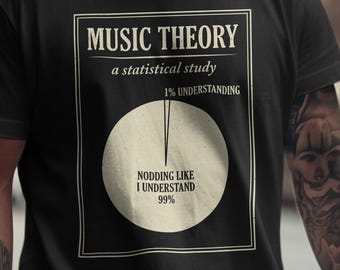 Funny Music Theory, Music Teacher Shirt, Graduation Gift For Men And Women, Vintage Band Tee, Comfort Colors T-Shirt