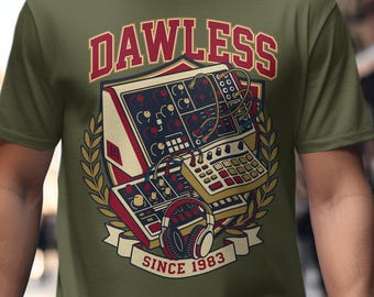 Dawless Since 1983 T-Shirt, Vintage Modular Synth Tee