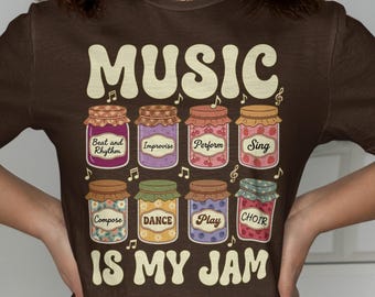 Retro Music Lover's Shirt, Music Teacher Gift, Musician Choir Director Tee
