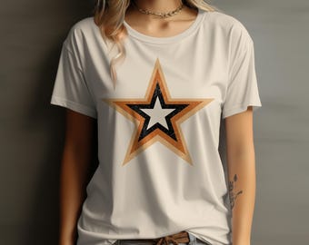 Retro Star T-Shirt • Vintage 70s Style Graphic Tee