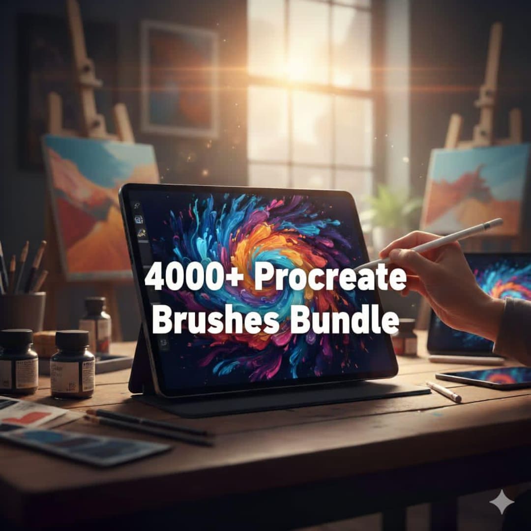 4000+ Procreate Brushes Mega Bundle, Digital Art Toolkit - Etsy
