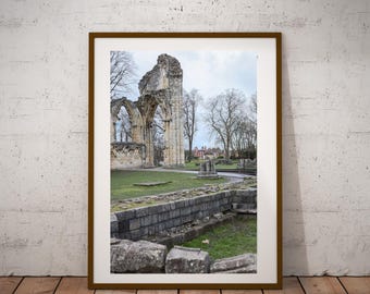 Ruins of St Mary’s Abbey, York, England