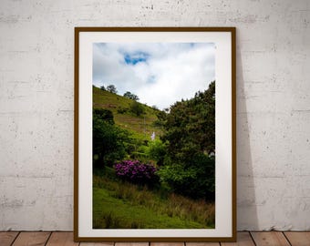 United Kingdom Flag in Carding Mill Valley, Shropshire Hills, England