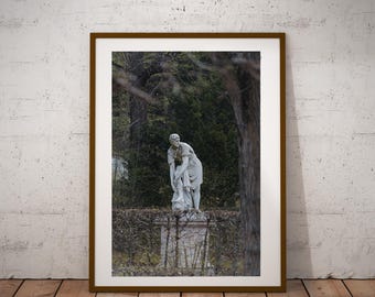 Garden Statue at Schönbrunn Palace, Vienna, Austria
