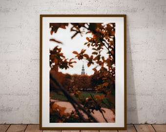 Rosenborg Slot in Autumn, Copenhagen, Denmark