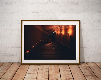 Moody Staircase, Hungarian State Opera House Budapest Photo Print