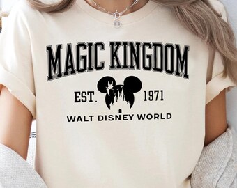 Magic Theme Park Castle Shirt: Retro Vacation Tee - Mouse Head Disney Trip Outfit