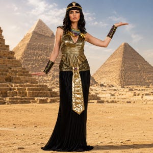 Cleopatra Gold Dress