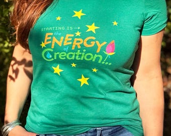 Creation Energy Women's Tee | Slim Fit T-shirt