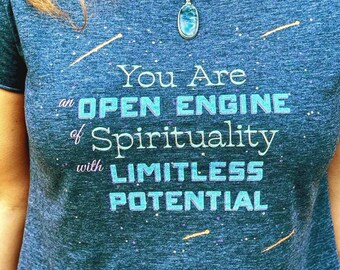 Women’s Spiritual Graphic Crop Top – Boho Scoop‑Neck Summer Tee