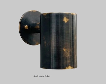 Applique da parete conica in ottone di metà secolo degli anni '50, lampada da parete moderna italiana, lampada da parete in ottone Sputnik, lampada da parete per camera da letto