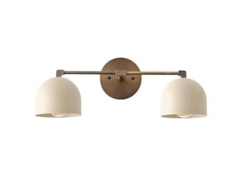 Lampada da toeletta - Paralume a mezza sfera - Lampada da toeletta - Modello n. 0698