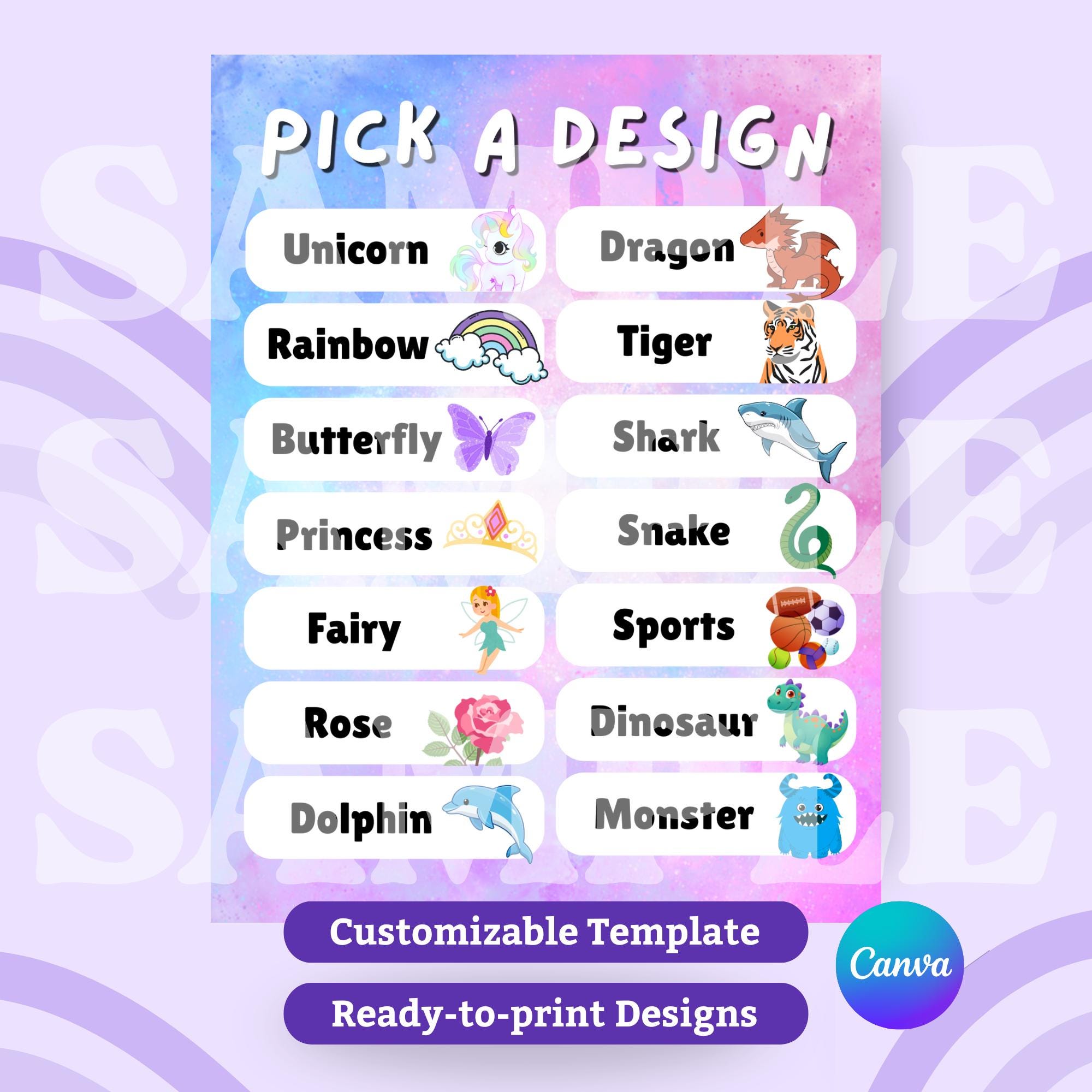 Face Paint Sign Bundle- Editable Templates,face Painting Rules, Menu ...