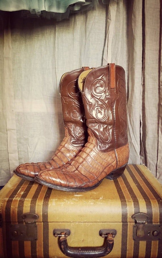 LUCCHESE Caiman Tail Hornback Exotic 