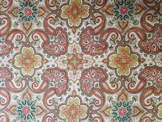 Vintage LIBERTY of LONDON Silk Scarf, Paisley Print 26 inch square