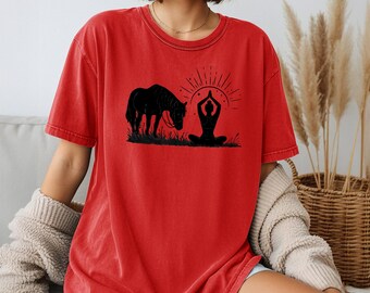 Horse Graveyard Shirt Gothic Equine Tee Halloween Western Graphic Vintage Cemetery Apparel