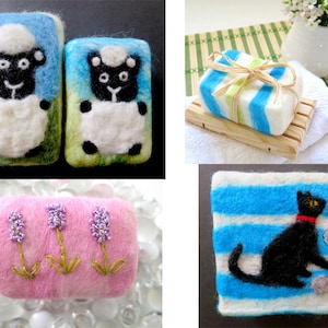 Felted Soap Video and E-Tutorial, How To Felt Soap, Soap Felting Video and E-Tutorial, Learn To Felt Soap, Craft Project for Kids and Adults