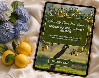 Cuando la vida te da limones — Diario guiado para cuidadores / Cuaderno de autocuidado para madres de niños con necesidades especiales / PDF imprimible