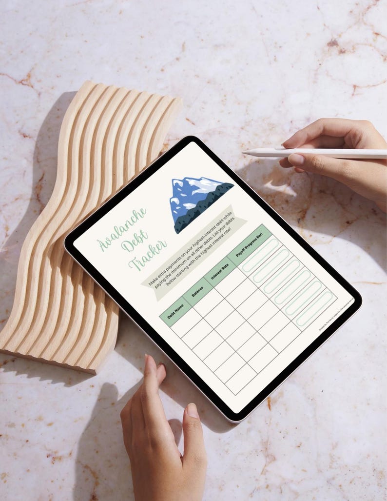Debt Payoff Tracker | Snowball & Avalanche Methods (PDF Printable Bundle) image 3