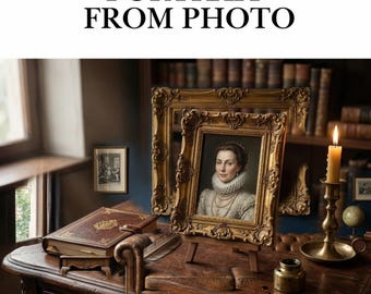Custom Renaissance Portrait from Photo
