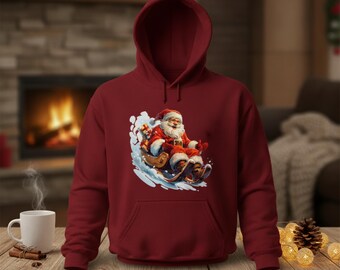 Dynamic Santa Hoodie Design Bundle