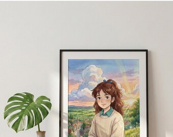 Custom Anime Character Portrait