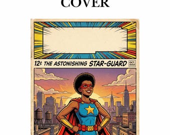Custom Superhero Comic Book Cover