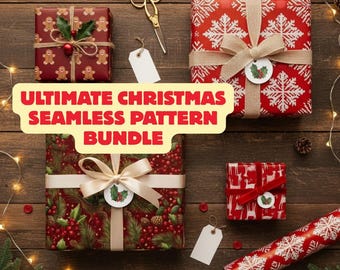 Ultimate Christmas Seamless Pattern Bundle