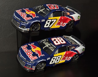 2 Car 1/24 Nascar PLA 3D Printed Tilted Display Stand. No Cars Included.