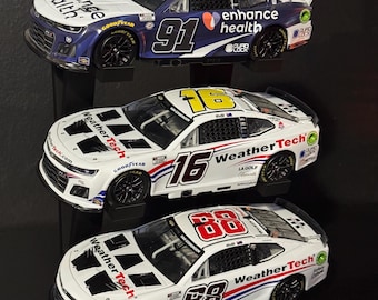 3D Printed 3 Tier Angled 1/24 Scale Nascar Diecast Display Stand NO CARS Included